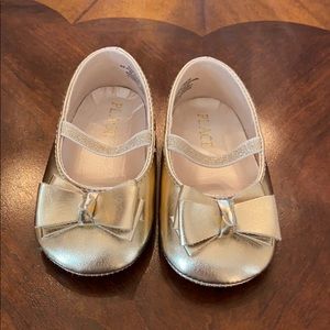Gold 6-12M Baby Girl Dress Shoes
